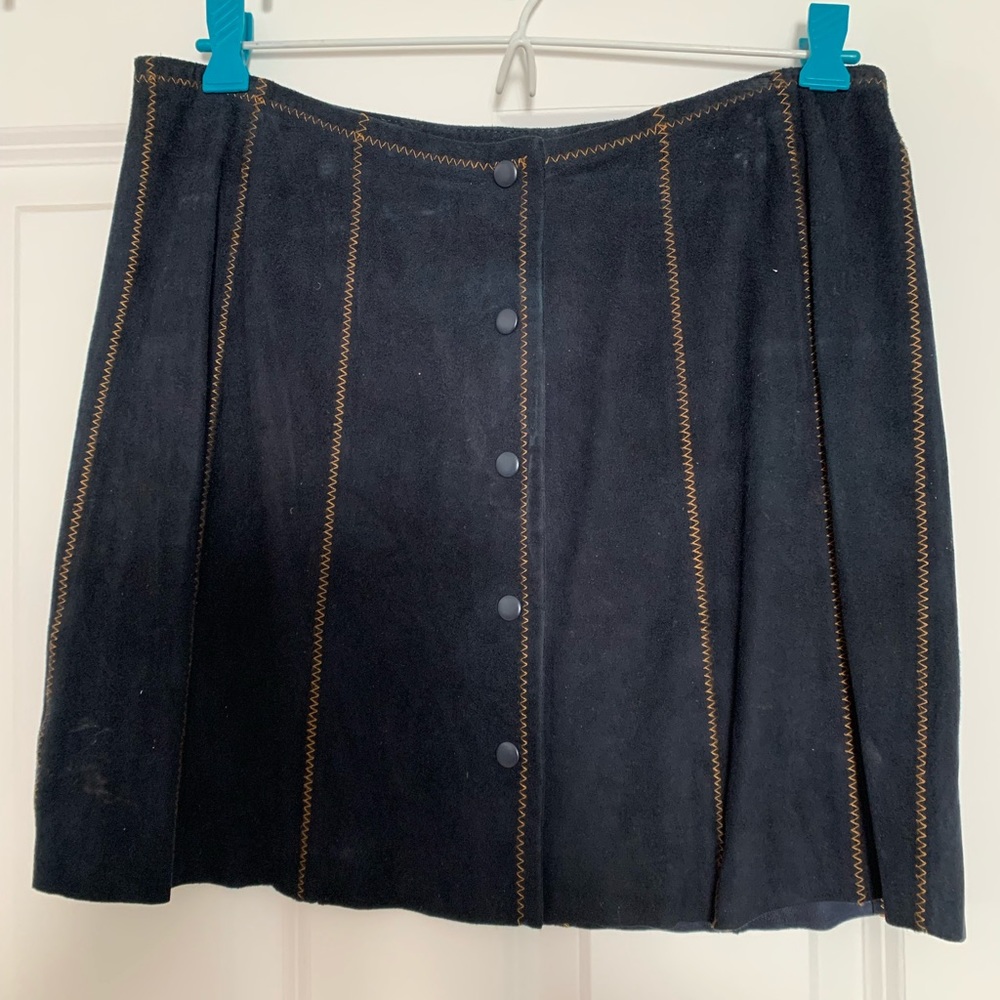 Vintage Gap suede mini skirt